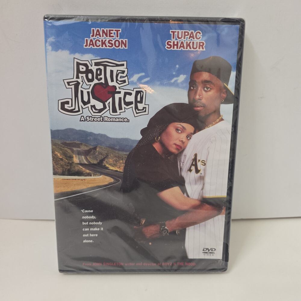 Poetic Justice (DVD, 1993) Brand New Factory Sealed Tupac Shakur Janet Jackson